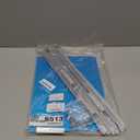 T&R Large Private Drive Sign, No Turn Around Sign with 54" Stake for Outside - 2 Pack - 14"x10" .040 Rust Free Aluminum, Reflective, Waterproof, Weatherproof and Fade Resistant, 6 pre-drilled holes, Includes Matching Screws & Wrench, Easy to Mount