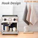 Barista Towels 12 Pack, Extra Thick Microfiber Coffee Cleaning Cloths for Espresso Machines, Steam Wands & Countertops  Essential Coffee Bar Accessories, 12x12