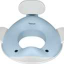 Kindsgut Whale Potty Training Seat for Toddlers  Kids Toilet Seat with Backrest, Non-Slip, Fits Round & Oval Toilet Seats, Designed in Germany, Light blue