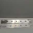 Premium Wheel Alignment Tool Plate with Hanging Holes, Stainless Steel Toe Alignment Tool Plates, Silver