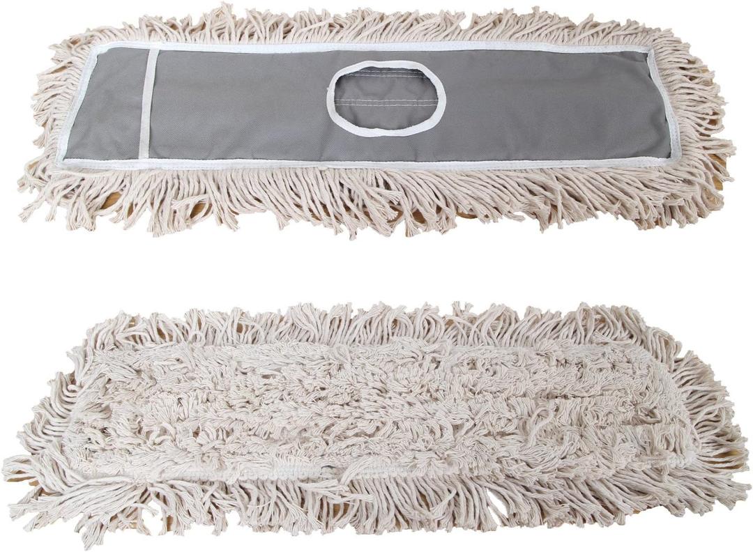  Cotton Refills for Industrial Class Floor Dust mop Series Can be fit with Others 1 Pack