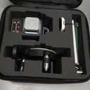 CIGMAN Laser Level Self Leveling 3x360 3D Green Cross Line for Construction and Picture Hanging, Rechargeable battery, Remote Controller, Magnetic Rotating Stand Included