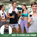 Domensi 24 Pack Aluminum Water Bottle Bulk Reusable Water Bottle, Lightweight Easy Carry Leakproof with Snap Lid Travel Bottles, for Gym Outdoor Sports Cycling Camping Fishing (17oz,Dark Colors)