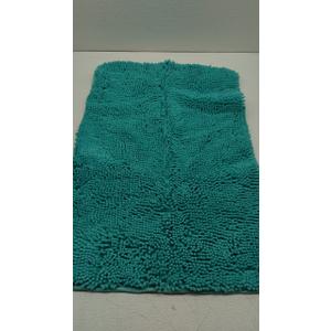 OLANLY Bathroom Rugs 36x24, Extra Soft Absorbent Chenille Bath Rugs, Rubber Backing Quick Dry, Machine Washable Bath Mats for Bathroom Floor, Tub and Shower, Home Decor Accessories, Teal