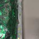 2 Pack Tinsel Backdrop, 3.28 FTx7.05 FT Green St Patricks Day Party Decorations, Metallic Backdrop Curtains Tinsel Curtains Streamer Backdrop, Party Supplies Wall Decor for St. Patricks Party Birthday