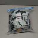 Lelepet Warm Dog Winter Coat Dog Coats for Large Dogs Waterproof Dogs Jacket with Harness Built in Reflective Cold Weather Coats Zip-Up Winter Fleece Vest Snowsuit Boston Terrier Mint Green Camo, L