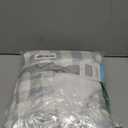 Hudson Baby Unisex Baby Plush Mink and Sherpa Blanket, Gray Plaid, One Size