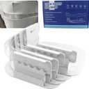 Bed Sheet Holder, Fitted Sheet Fasteners with Lock Strap-Keep Sheets Firm & Tight, Sheet Holders for Corners-Fits Mattress (6cm-15cm Thick), Large Size Bed Clips for Bedding