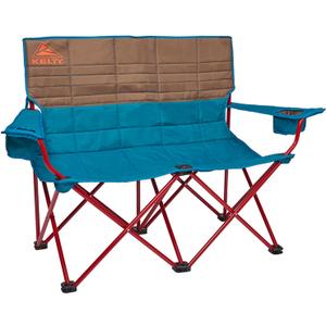 Kelty Loveseat 2-Person Oversized Camping Chair  Folding Heavy Duty Double Camp Seat for Soccer Games, Backyard, Tailgating and Beach Days (Deep Lake / Fallen Rock)