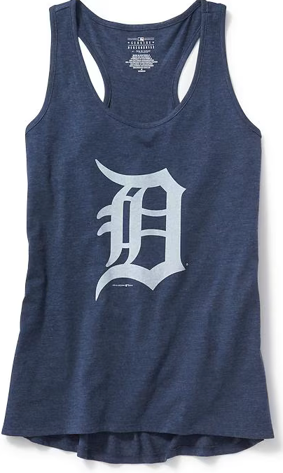 Port & Company Ladies Letter B Imprint, Whit letter, Dark Blue Top, M