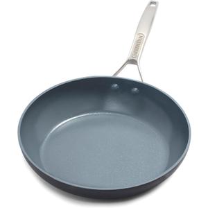 GreenPan Paris Pro Hard Anodized Healthy Ceramic Nonstick, 10" Frying Pan Skillet, PFAS-Free, Dishwasher Safe, Grey