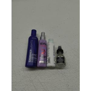 Davines OI Oil; L'Oreal Paris Elvive Hyaluron; Paul Mitchell The Conditioner; Clairol Professional Shimmer Lights Purple Shampoo