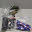 Realistic Sniper Rifle Toy Guns for Nerf Guns Bullets, Electric Foam Blaster Toy Set with Scope, 120 Soft Darts and 3 Magazines, Kids Semi Automatic Machine Toy Gun for Boys 8-12 Old (Green)