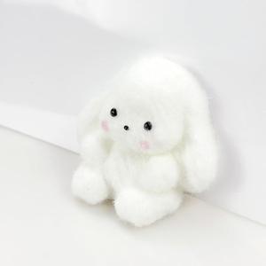 Easter Taba Squishy Bunny Handmade Fidget for Adults Teens Ultra Soft Flocked Silicone Rabbit Stress Relief Ball & Desk Decor Sticky Slow Rising Sensory Animal for Anxiety Hand Exercise