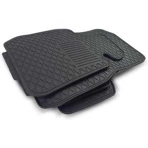 Custom-fit for 2017-2023 BMW 6 Series GT G32 Premium All-Weather Rubber Floor Mats and Liners Front and 2nd Row Heavy Duty Set (Black)