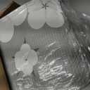 Zelladorra Japanese Floor Mattress Full, Futon Mattress with Storage Bag and Washable Cover, Roll Up Tatami Mat Suitable for Guest Room, Grey Cotton