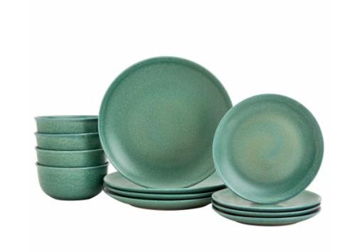Gallery 11pc Madison Dinnerware Set Green
