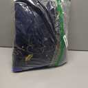 60inch Extra Large Christmas Tree Skirt Navy Blue Luxury Velvet Plush Skirts with Gold Embroidery Xmas Velvet Tree Skirt Holly Leaves Gold Embroidered Trees Skirts for Christmas Holiday Party Decor