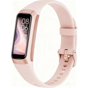 Fitness Tracker with 24/7 Heart Rate, Blood Oxygen Blood Pressure Sleep Monitor,20+ Sports Modes Smart Watches for Women/Men, Activity & Step Tracker Smart Watch for Android/iOS Phones (Pink)