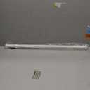 Ivilon Tension Curtain Rod - Spring Tension Rod for Windows or Shower, 36 to 54 Inch. Ivory