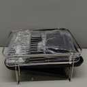 Dish Drying Rack, Expandable Dish Rack for Kitchen Counter, Stainless Steel Dish Drainer with Utensil & Cup Holder 13.8"-22.6" L x 12.1" W (Silver)