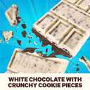 Feastables MrBeast Cookies & Creme Chocolate Bar, New Flavor, King Size Candy Bar for Adults & Kids, Candy Bars for Snacks, Gifts, or Dessert, Sweet & Creamy Fairtrade Cocoa, 2.1 Oz Each, 10 Count