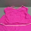 B2prity Womens Tankini Swimsuits Sporty Tummy Control Two Piece Bathing Suit Color Block Ruched Swimwear, 2XL