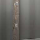 SAFAVIEH Adirondack Collection Area Rug - 4' Round, Champagne & Cream, Modern Ombre Design, Non Shedding & Easy to Clean, Ideal for Living Room, Bedroom, Office, Dining Space (ADR113W)