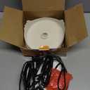 Flea Trap for Inside Your Home 2 Packs - Premium Electric Flea Traps, Natural and Child-Friendly Indoor Flea Control for Home & Garage with 5 Glue Disc Refills and 5 Lightbulbs, (Gray)