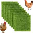 2025 Upgraded 9 PCS Washable Nesting Pads for Chicken Coop Nesting Liners Box Pads Reusable Chicken Coop Bedding Durable Chicken Mats for Laying Eggs Rabbit Hutch(13 in*13 in)
