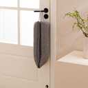 Sunolga 36" Linen Door Draft Stopper Blocks Hot and Cold Air with Removable Washable Cover for Bottom of Door, All-Season Seal for Noise, Wind, Door Sweep for Gaps Up to 3", Home Essentials, Gray