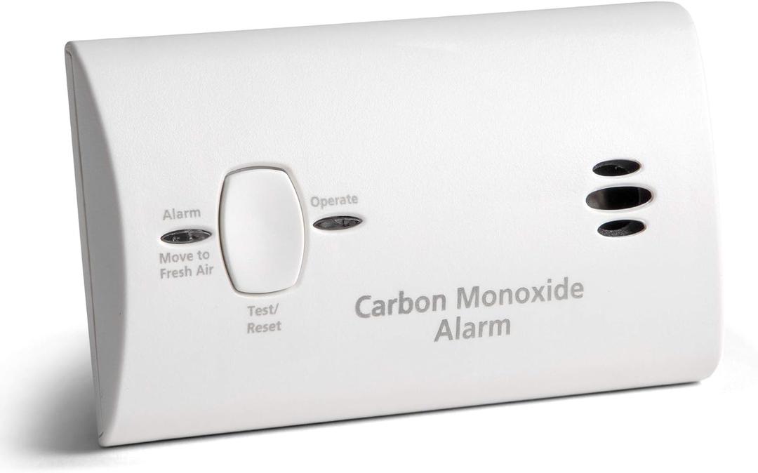 Kidde Carbon Monoxide Detector, AA Battery Powered, Portable for Travel or Home, 85 dB Alarm, LED Status Indicators, 3rd Edition