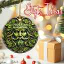Christmas Ornaments, 2.8 Inch Ceramic Hanging Ornament, Christmas Tree Decorations, Holiday Decorations, Holiday Ornaments, Holiday Party Gifts, and Xmas Gift Ideas