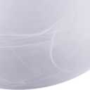 Alabaster White Replacement Glass Shade for Medium Base Socket Floor Lamp, Torchiere Lamp, E26 Base, 1-5/8" Fitter, 12" Diameter x 5.5" Height