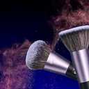 B&R MALL Makeup Brush Set with LED Mirror – Supper soft Brushes for Flawless Foundation, Concealer, Eyeshadow & More | Lightweight, Versatile, Perfect for On-the-Go Touch-Ups (Purple Black)