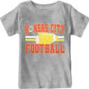Football Shirts for Girls Boys Game Day Shirt Softball Season Kids Tee Print Short Sleeve Top