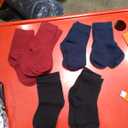 Epeius Looching 6 Pairs Baby Toddler Girls Cute Cable Knit Cotton Tights Pantyhose Leggings Stocking Pants (5-7 Years, Red, Blue, Black)