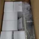 Unicozin 3 Light Bathroom Light Fixtures, Modern Vanity Lights Over Mirror, Brushed Nickel Wall Lamp with Clear Glass for Living Room Cabinet Bedroom Porch