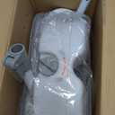 WeHwupe Raised Toilet Seat with Handles for Elderly - Toilet Seat Risers for Seniors with Adjustable Padded Arms - Elevated Toilet Safety Seat for Standard or Elongated Commode