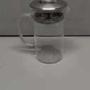 Rishi Tea Simple Brew Teapot - For 20oz Loose Tea Preparation, Built-in Strainer, Everyday Teaware, Easy to Clean, Borosilicate Glass, Enjoy Hot or Iced - 600ml