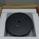 Drink Table Pedestal, Round Side Table, Drink Tables for Small Spaces, Pedestal End Table, Small Pedestal Table (Black Gold)