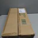 (2) Halloween Artificial Mini Trees with Stand, 18 Inches Orange and Black Tinsel Branches Sturdy Base Spooky Indoor Decoration Haunted House Props Tabletop Accents Party Decor Creepy Display