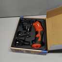 Electric Scissors for Cutting Fabric, Cardboard & Plastic, Sewing Crafting Cardboard Heavy Duty Cordless Shears Cutting Tool with 2 Replacement Blades