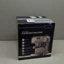 SHARDOR 20-Bar Espresso Machine for Home Barista, Built-In Steam Wand for Latte & Cappuccino, Stainless Steel Coffee Maker with Temp Display, 1350W, 60oz Water Reservoir