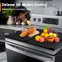 Folding Noodle Board Stove Cover,Stove Top Covers for Electric Stove and Gas Burners,RV Stove Top Cover/Sink Cover - Tray for Kitchen Counter Space, 29.5"L x 22"W