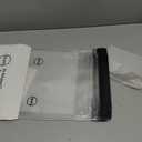 Ogato 3pcs - Clear TSA Approved Toiletry Bag - Our Quart Size Clear Toiletry Bags are Security Approved Worldwide for Liquids & Cosmetics - 100% 3-1-1 Compliant Travel Bags for Toiletries (Black)