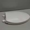 KOHLER 20110-0 Brevia, Slow Close Toilet Seat, Elongated Toilet Seat, Grip-Tight Bumpers Quick-Attach Hardware, White