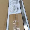 Bathroom Lighting Fixtures, 3-Light Bathroom Vanity Lights Over Mirror, Brushed Nickel Vanity Light with Glass Shade, Modern Vanity Lighting Fixtures for Bathroom, Bedroom, Hallway