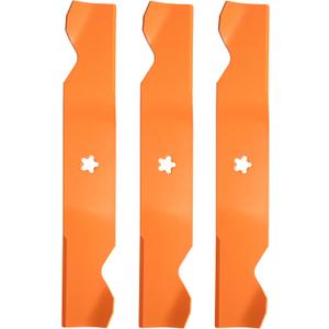 187256 Mower Blade Compatible with Craftsman AYP 54 inch Deck Replace for Husqvarna 187256 532187256 187254 532187254, Z254F RZ54i RZ5424 YTH2454 GTH264T RZ5426, Medium Lift, 3 Pack