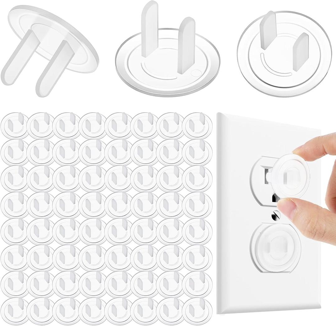 240 Pcs Outlet Covers Bulk Proofing Plug Covers for Electrical Outlets Easy Install Socket Sturdy Safe Secure Proofing Kit for Home Office